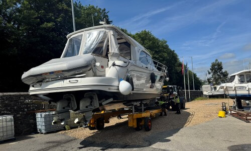 Roodberg slipway trailer, at FYB Marine