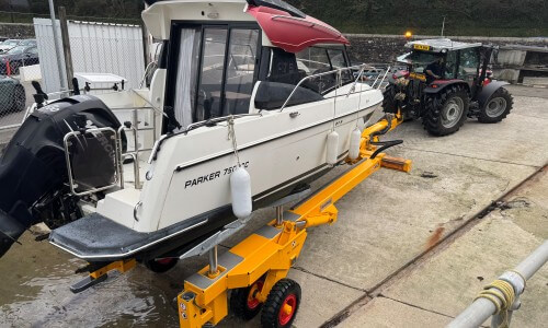New Roodberg slipway trailer at FYB Marine Cornwall