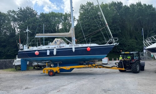 15T Roodberg 15T slipway trailer at FYB Marine