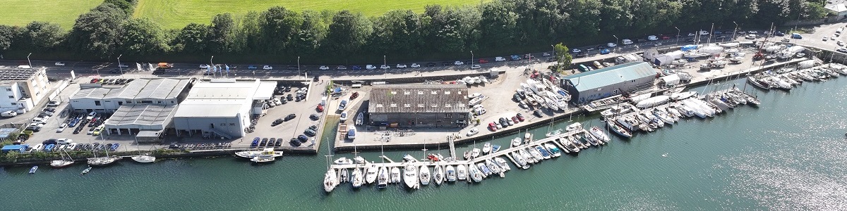 Pontoon berths at FYB Marine (Falmouth Yacht Brokers) in Penryn